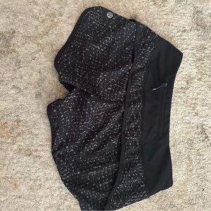 Lululemon low rise 2.5 inch speed shorts size 2